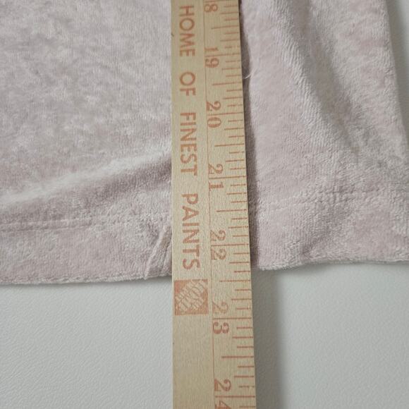 We The Free People Top Milan Light Pink Crushed Velvet Fairy Core Whimisy S - Picture 5 of 11